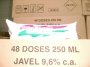 Eau de Javel 9,6% Berlingot 250ml (par carton de 48x250ml)