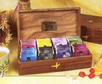 Infusion - Coffret en Bois de palissandre 80 sachets